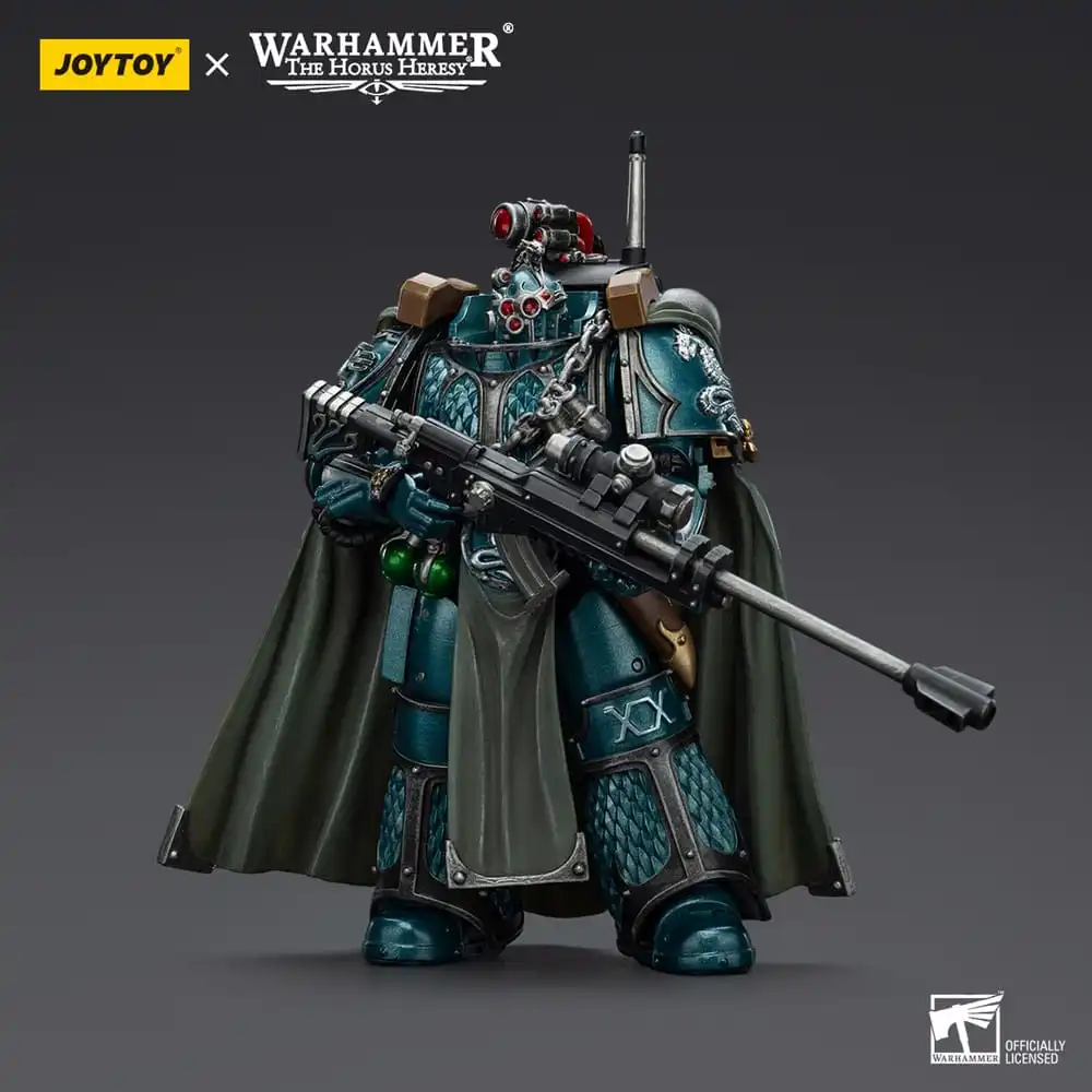 Warhammer The Horus Heresy Action Figure Alpha Legion Exodus The One who is Many With Sniper Rifle And Power Dagger 20 cm